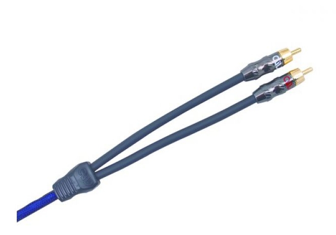 AIV 890352 Connect ARTIC 2-Kanal Cinch-Kabel- 1-5 m - Blau transparent UVP: 39-99 EUR