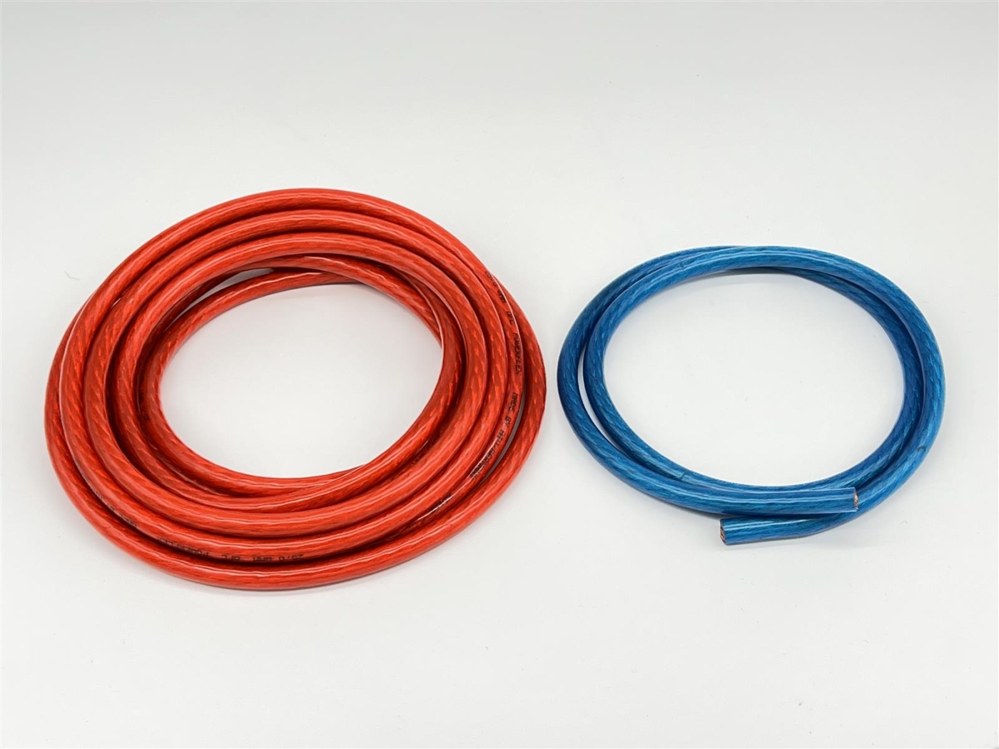 AIV Stromkabelset Kupfer!!! 5 Meter rot-1 Meter blau 25mm- Strom und Massekabel