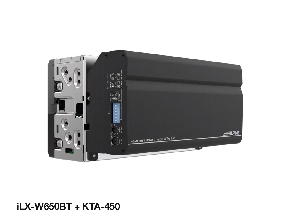 Alpine KTA-450 4-Kanal Verstrker (Head Unit Power Pack)