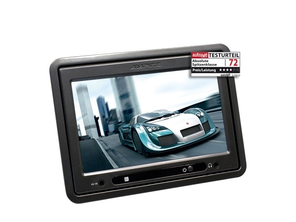 Ampire AMX072 - 7 Zoll TFT-Monitor mit IR-Sender 2xAV-In- N1 unter Car Hifi & Navigation  >  Autoradios Multimedia  >  Zusatzgerte / Sonstiges