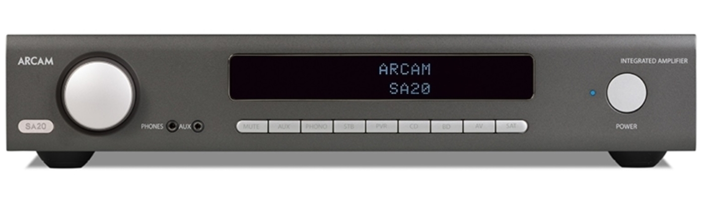 ARCAM SA-20 Schwarz Vollverstrker mit Phono MM 3 Digital IN