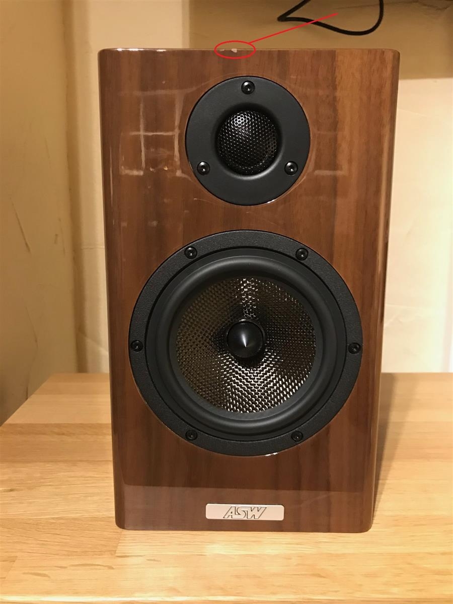 ASW CANTIUS 212 Nussbaum- Aussteller- N7 - Regallautsprecher- UVP 998-00 Paar