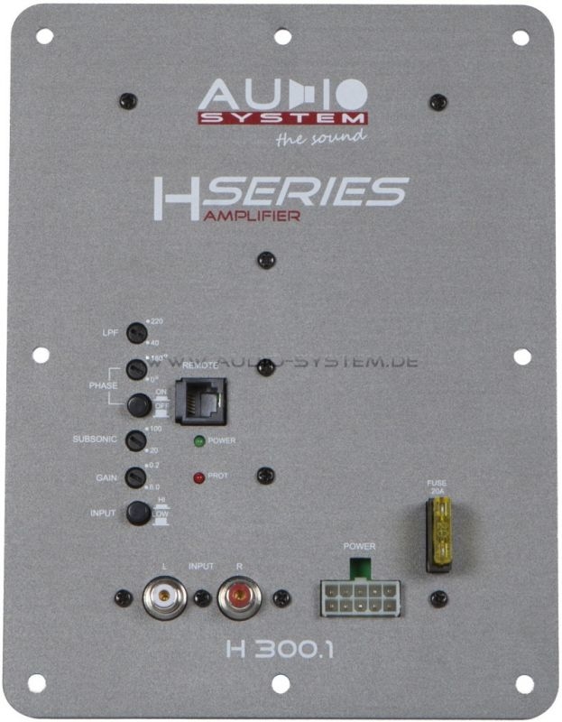 Audio System H 300-1 Digitaler Mono Hochleistungsverstrker