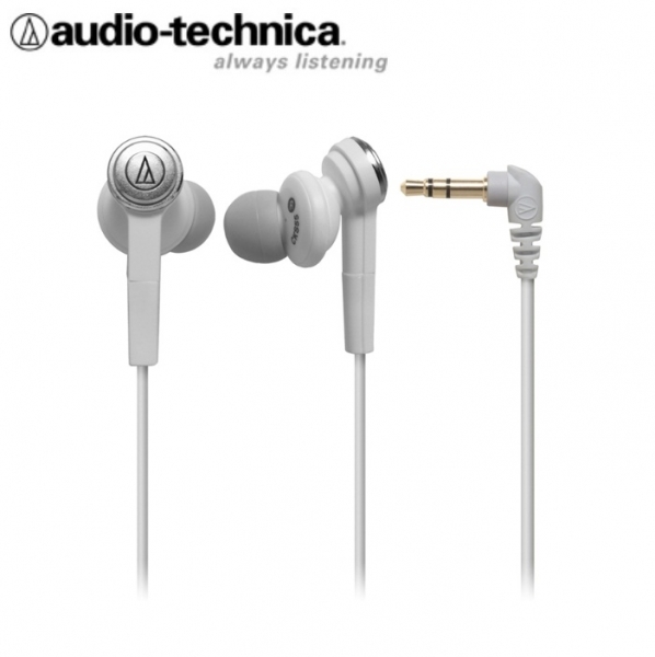 Audio Technica ATH-CKS55 WH - SOLID BASS In-Ear Kopfhrer mit 12-5 mm Treiber (Wei)