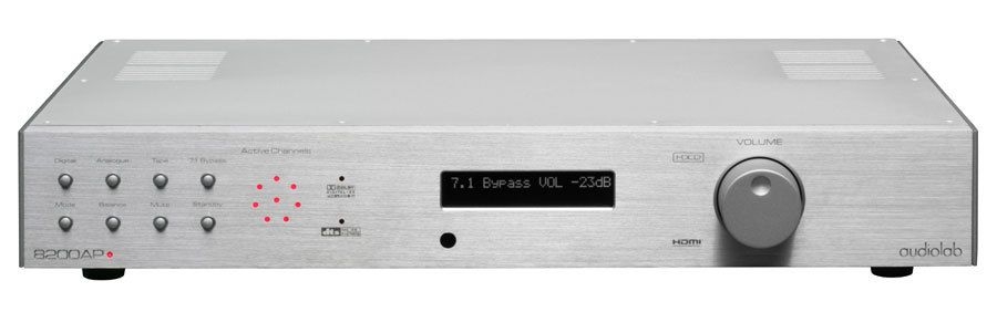 Audiolab 8200 AP Silber - 7-1-Kanal AV-Vorverstrker- N1 - UVP war 1699-00 EUR