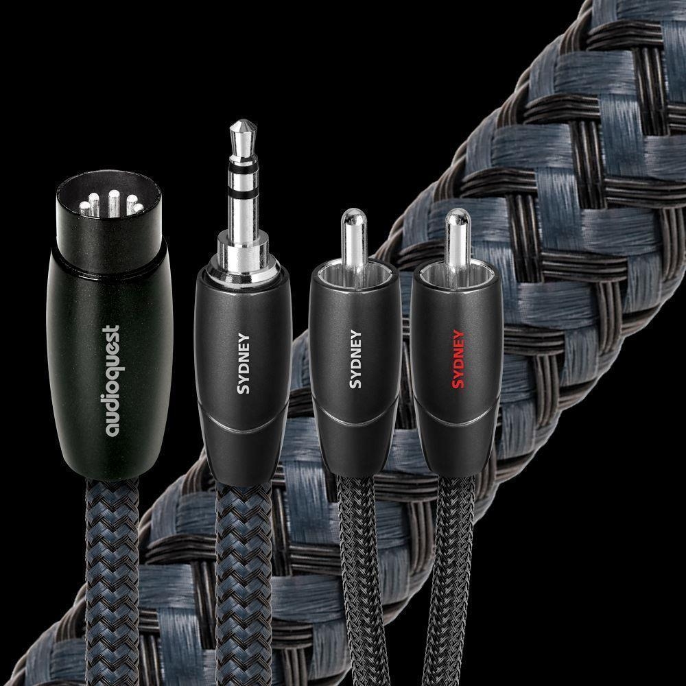 Audioquest Sydney Analoges Audio-Verbindungskabel Klinke-RCA 2-0 m unter Kabel, Möbel & Zubehör  >  Audiokabel & Zubehör  >  Cinch-Kabel (RCA)