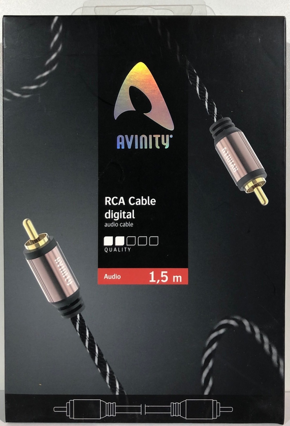 Avinity Digitales Cinchkabel RCA-Mono 1-5 m vergoldet