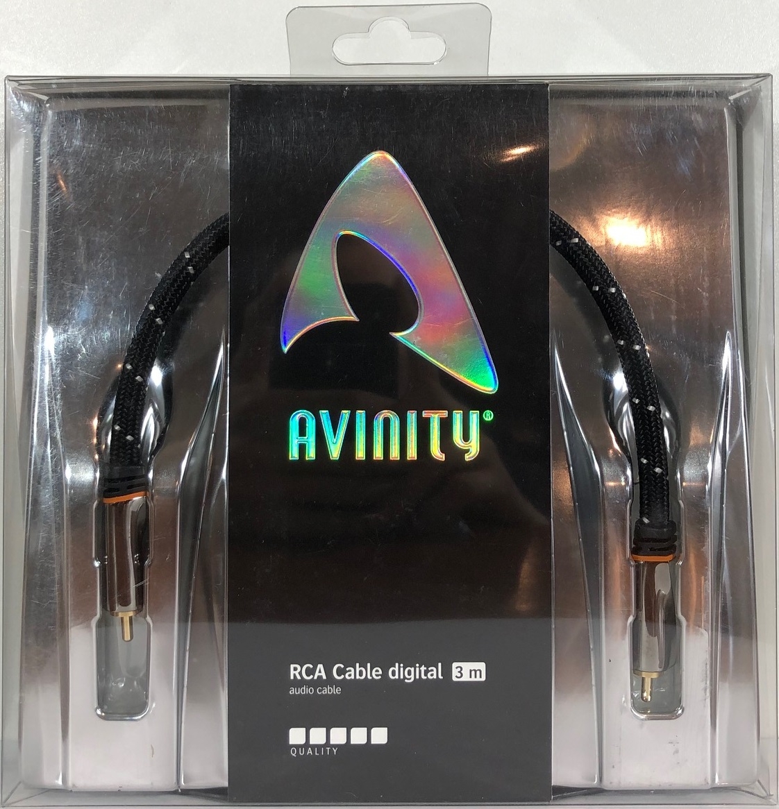 Avinity Digitales Cinchkabel RCA-Mono 3-0 m vergoldet