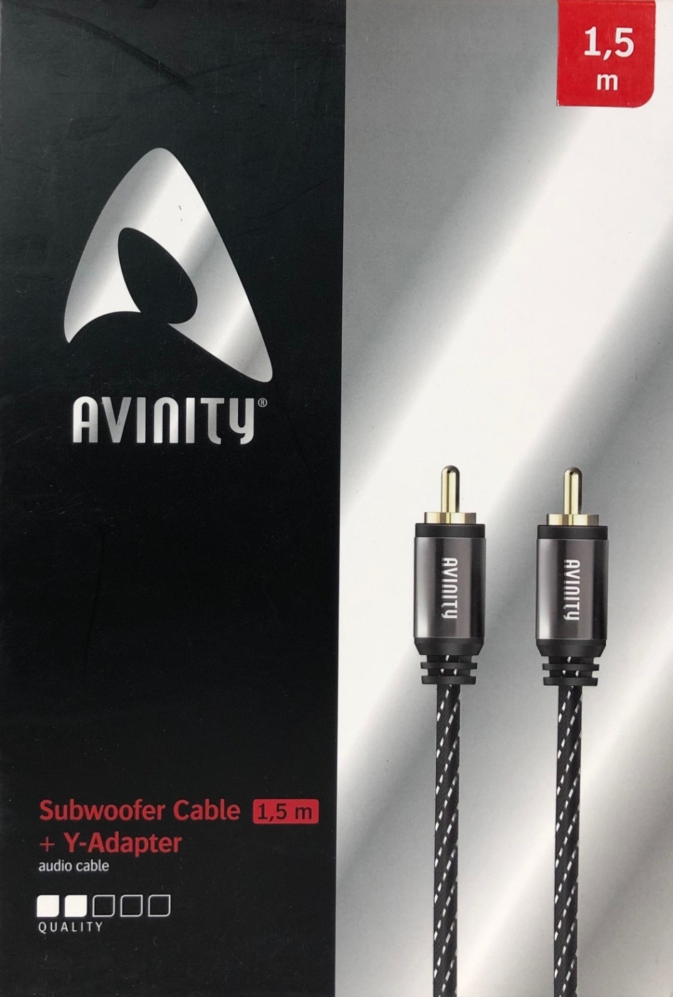 Avinity Subwooferkabel mit Y-Cinch-Adapter- vergoldet 1-5 m unter Kabel, Mbel & Zubehr  >  Audiokabel & Zubehr  >  Subwoofer-Kabel