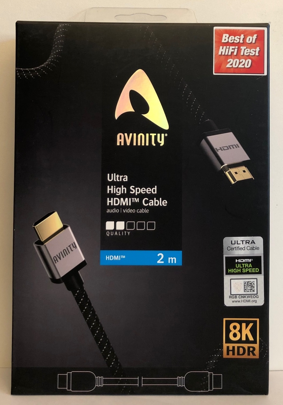 Avinity Ultra-High-Speed HDMI-Kabel 8K vergoldet 2-0 m unter Kabel, Mbel & Zubehr  >  HDMI-Kabel & Zubehr  >  HDMI Kabel