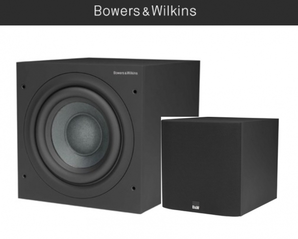 Bowers und Wilkins BundW ASW 608 Schwarz - Aktiv Subwoofer mit 200 Watt Class-D-Verstrker