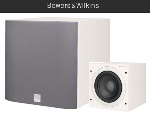 Bowers und Wilkins BundW ASW 608 Wei Matt - Aktiv Subwoofer mit 200 Watt Class-D-Verstrker