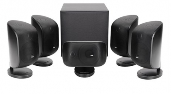 Bowers und Wilkins BundW MT-50 Schwarz - 5-1 Kanal Mini Theatre System