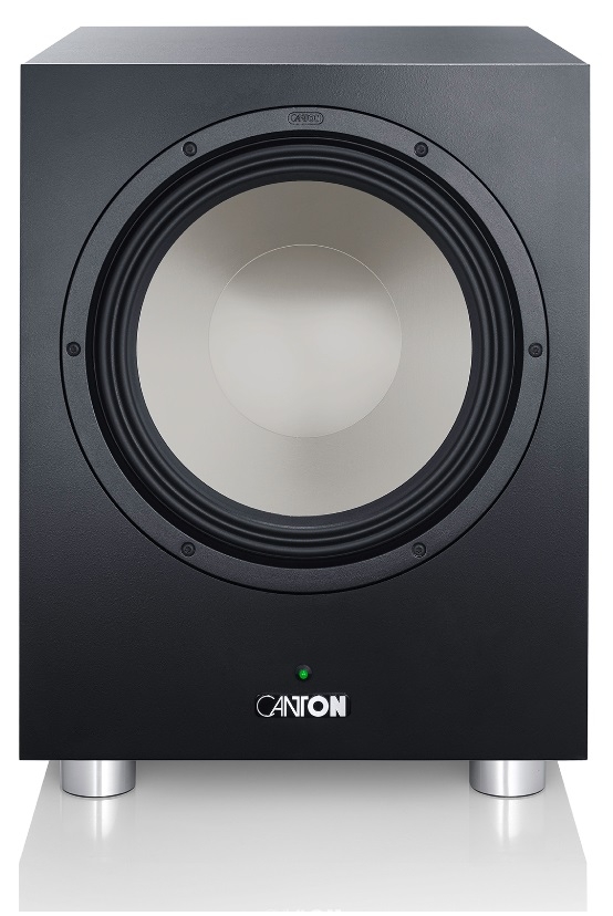 CANTON Power Sub 10 Schwarz Aktiv-Subwoofer unter Lautsprecher  >  Subwoofer