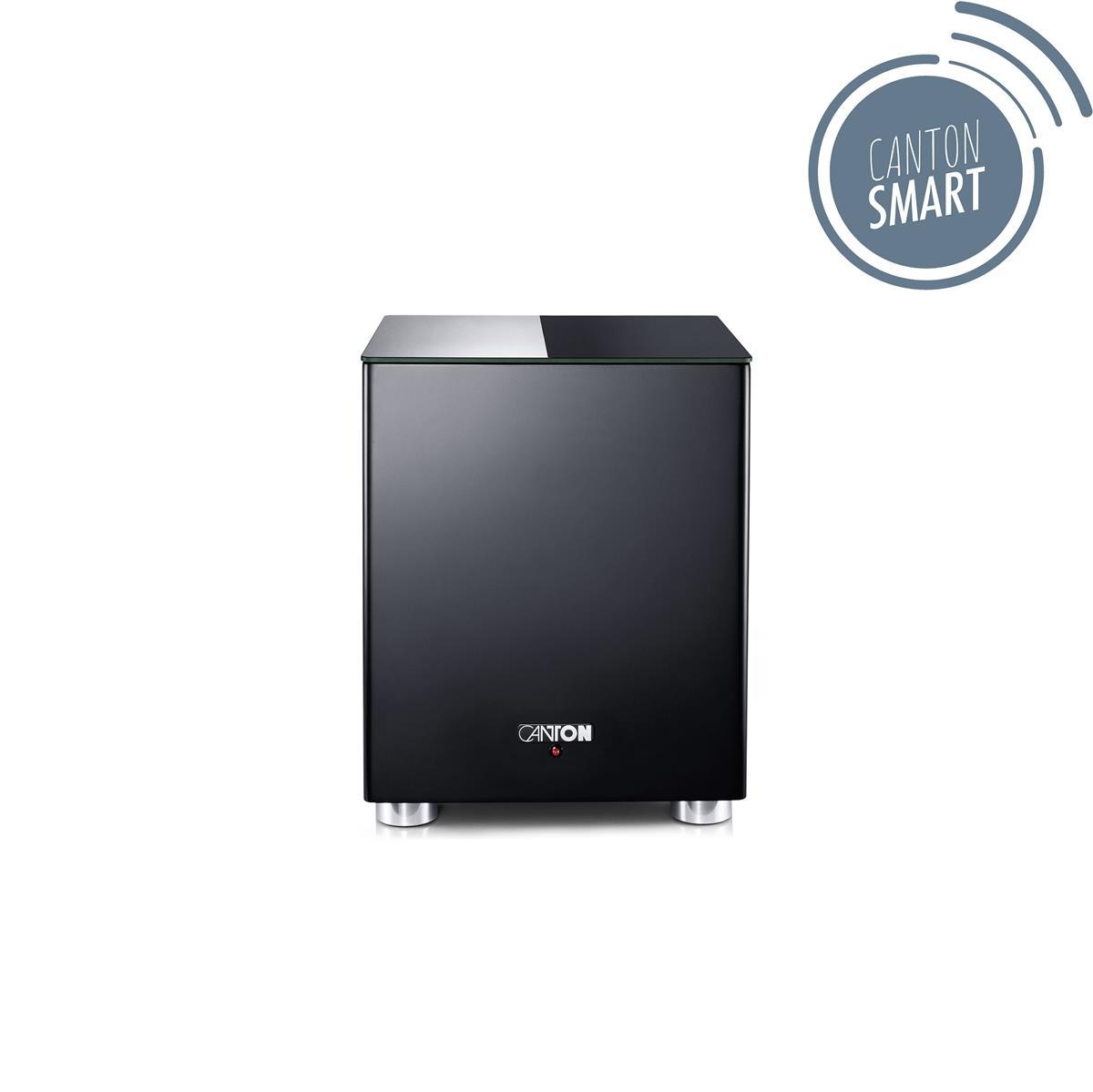 CANTON Smart SUB 8 Schwarz - Aktiv Wireless Subwoofer unter Lautsprecher  >  Subwoofer