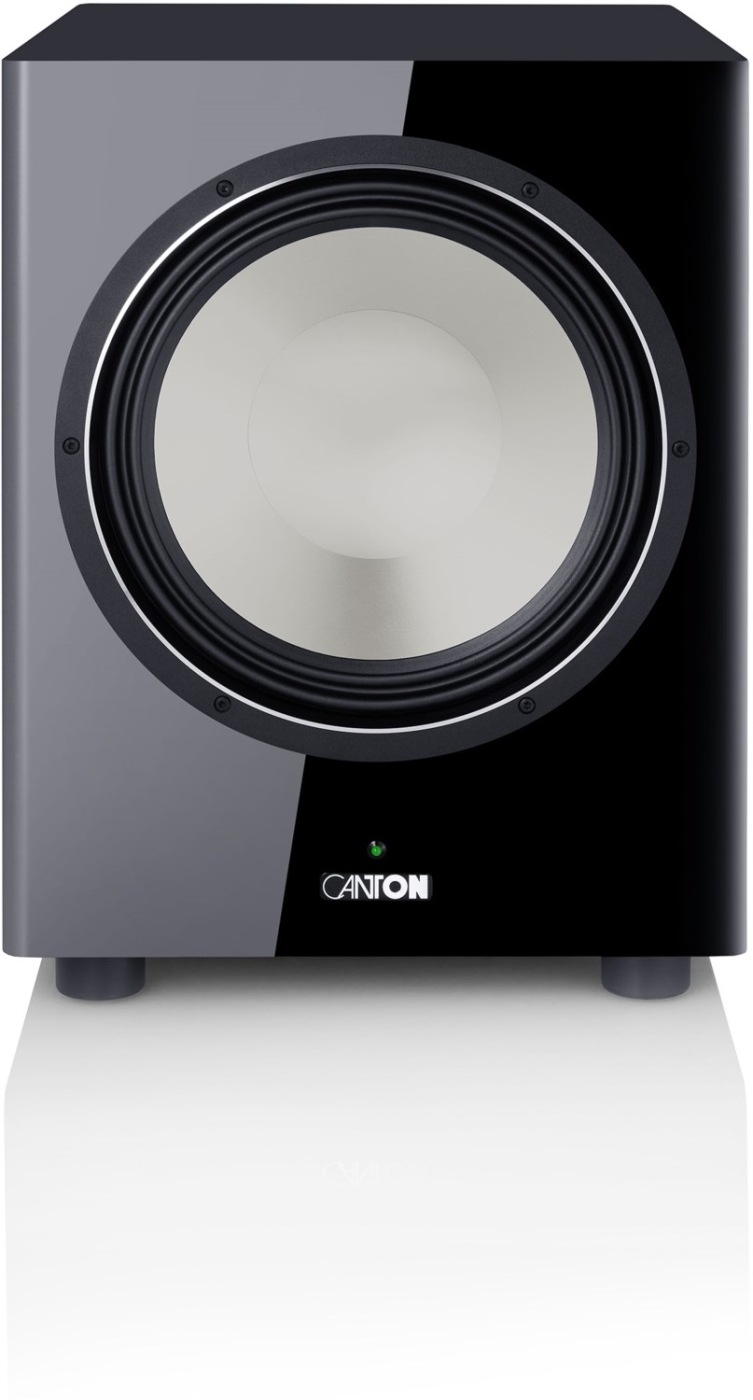 CANTON Townus Sub 12 Aktiv-Subwoofer (Farbe: schwarz hochglanz) unter Lautsprecher  >  Subwoofer