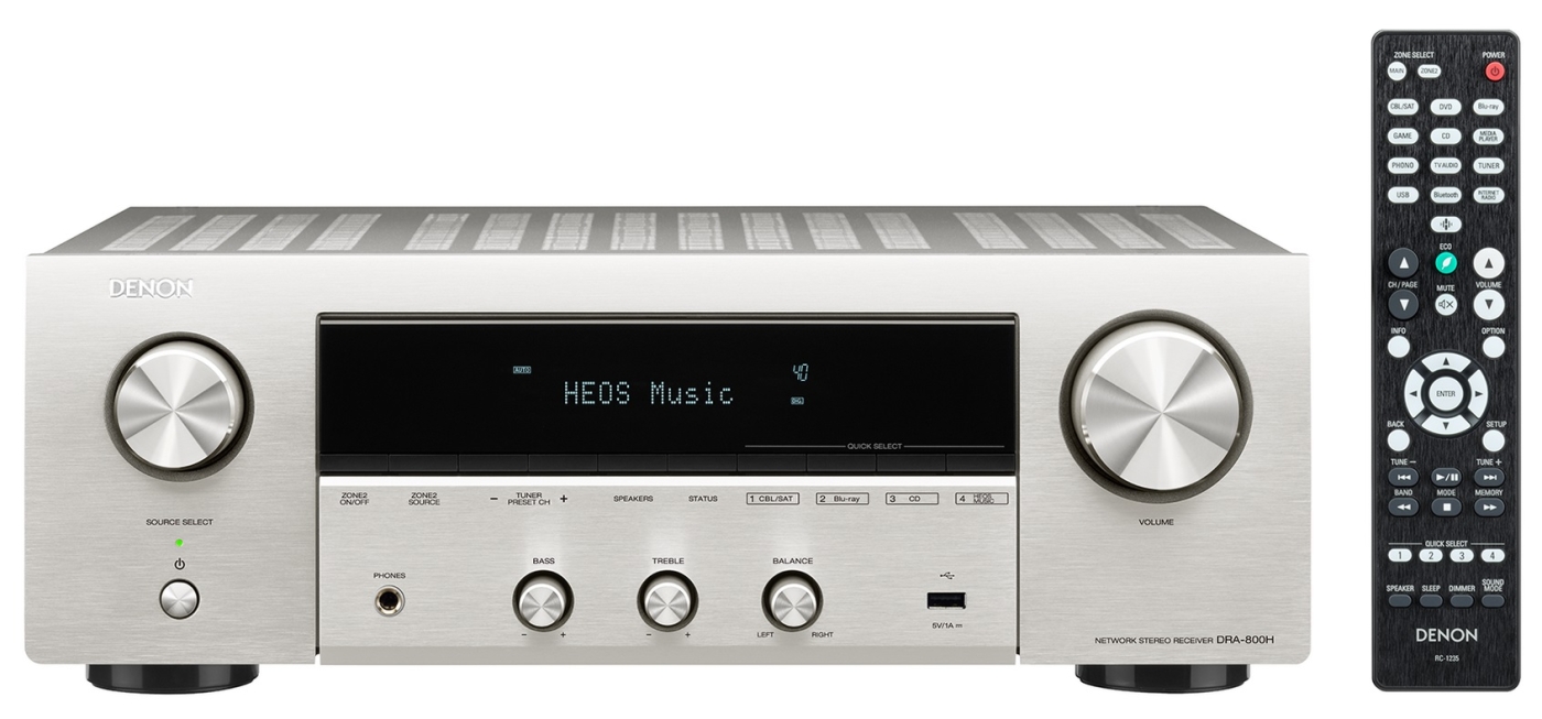 DENON DRA-800H Premium Silber HiFi-Stereo Netzwerk-Receiver