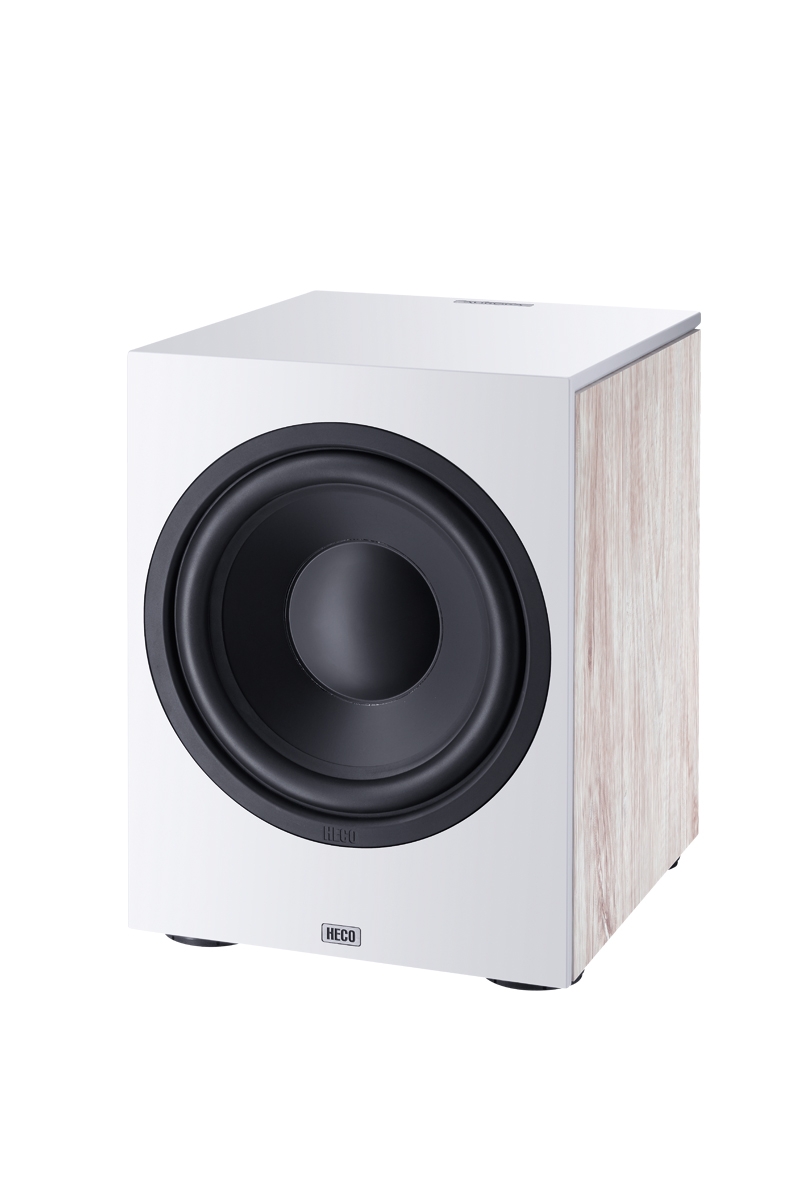 Heco Aurora SUB 30A Wei- NEU - aktiver Bassreflex Subwoofer