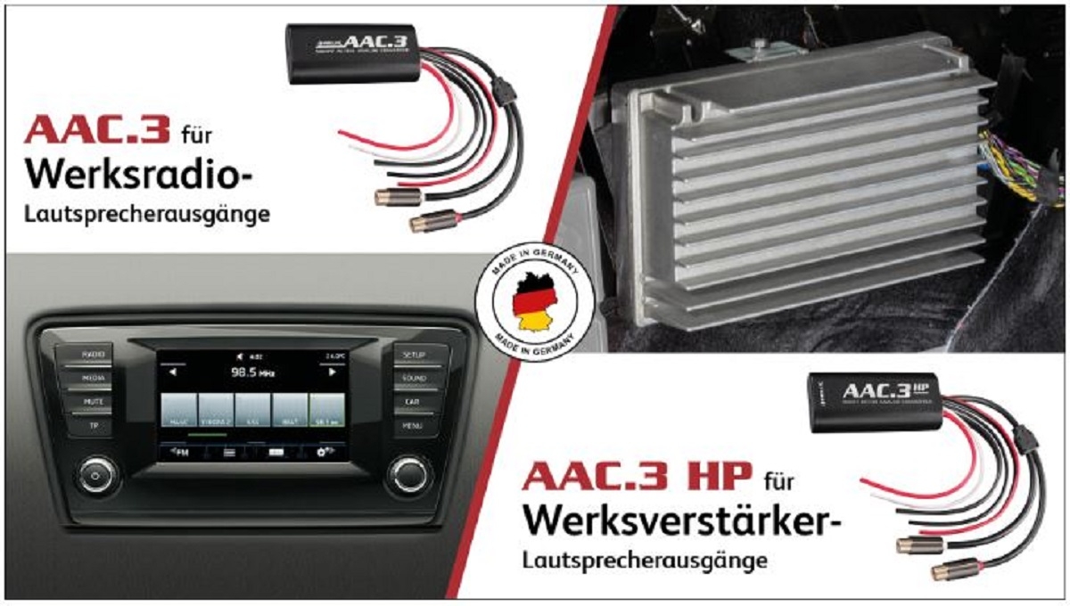 HELIX AAC-3 High-Low-Adapter fr Werks-Autoradios