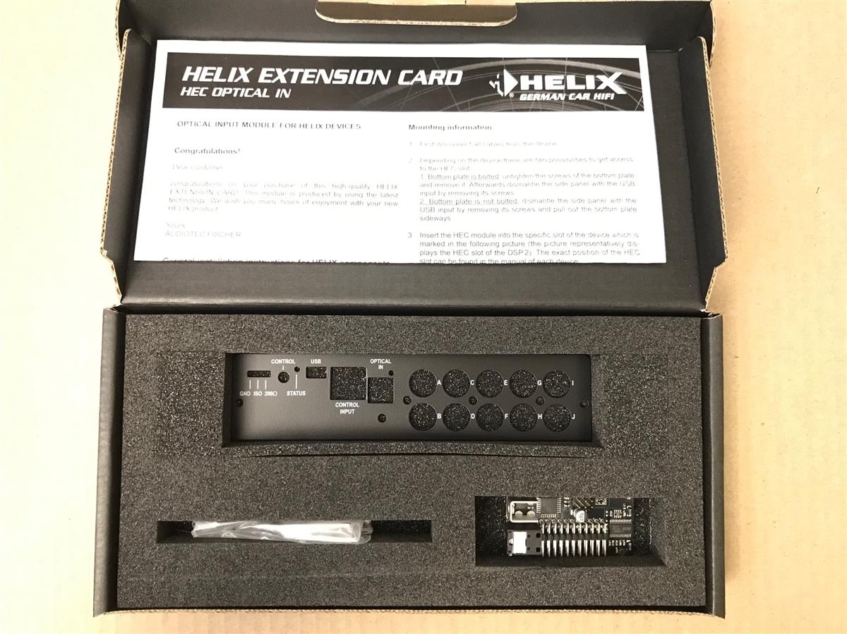 Helix HEC OPTICAL IN - Optisches Input Modul fr DSP PRO