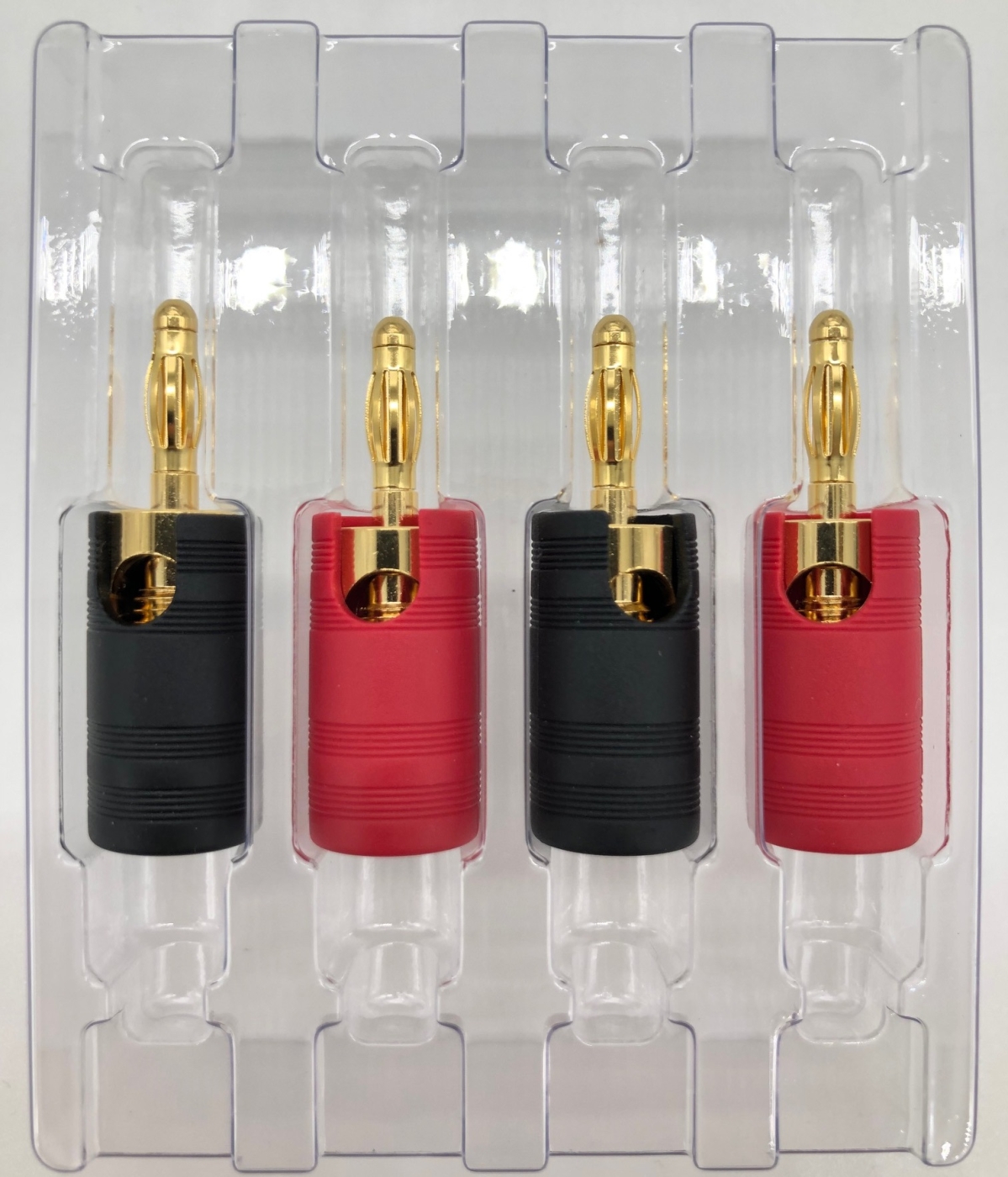 Inakustik Premium Banana Multi Contact- Bananenstecker bis 16-0 mm- 4er Set