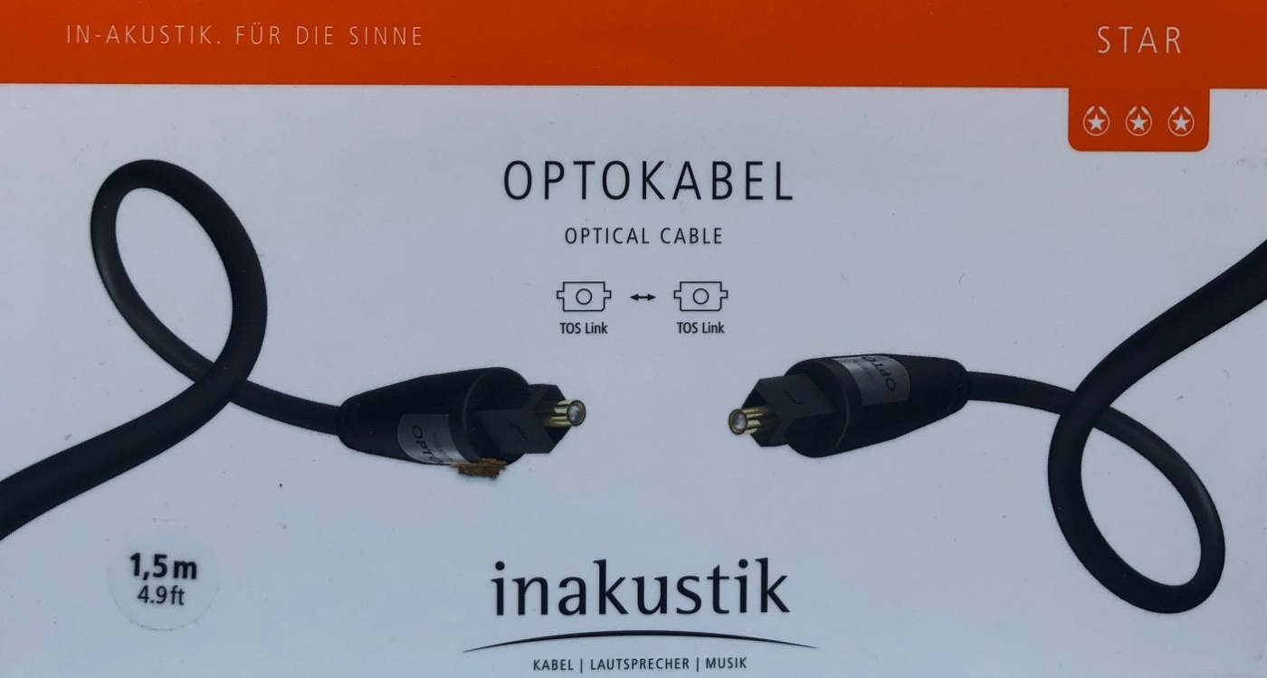 Inakustik Star Serie Digital Optokabel 1-5 m unter Kabel, Mbel & Zubehr  >  Audiokabel & Zubehr  >  Optisches Kabel (Toslink)