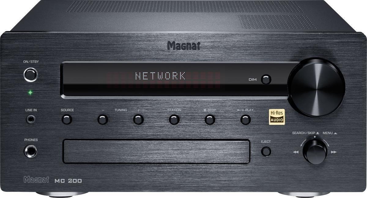 Magnat MC 200 Schwarz - Kompaktanlage-Netzwerk-Player-CD-Receiver UVP 699 EUR unter HiFi & Heimkino  >  Wiedergabegerte  >  Netzwerk - Player / Streamer