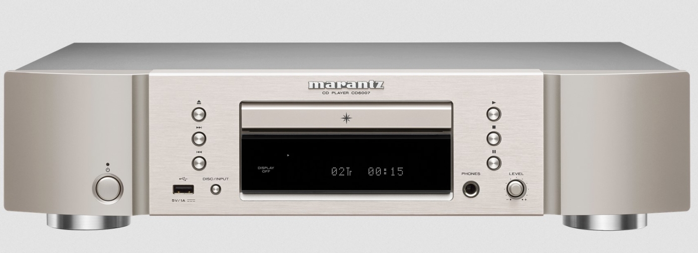 Marantz CD6007 Silber-Gold- CD-Player USB Hi-Res DAC