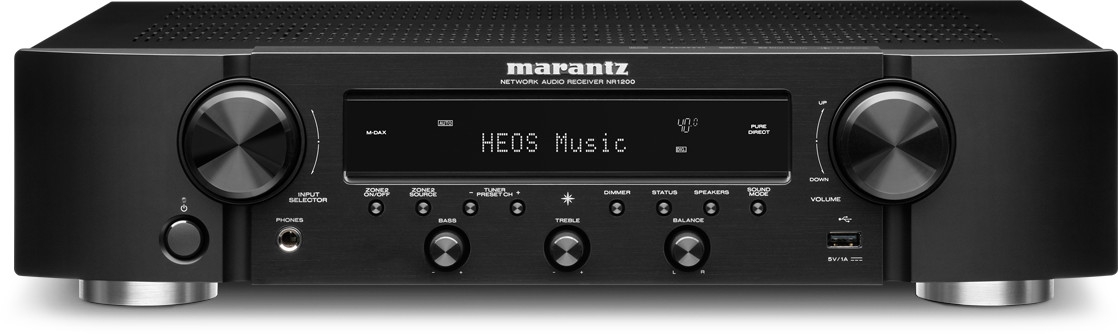 Marantz NR1200 Schwarz - Kompakter Stereo-Netzwerk-Receiver mit Heos Buillt-In unter HiFi & Heimkino  >  Verstrker & Receiver  >  Stereo-Receiver & All In One Gerte