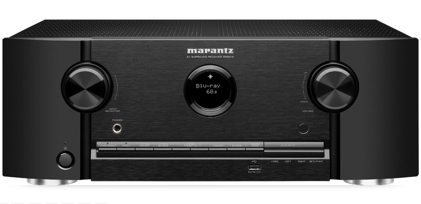 MARANTZ SR5015 Schwarz 7-1 AV-Receiver 3D-Sound 8K Video HEOS Built-in