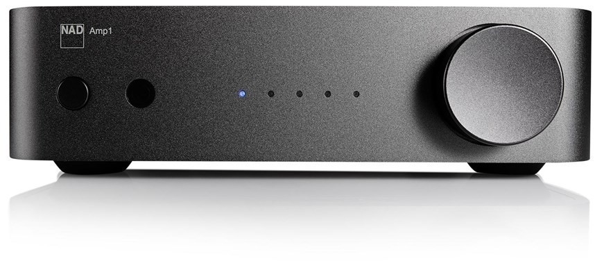 NAD AMP1 HighEnd Stereo-Verstrker mit Streaming- schwarz