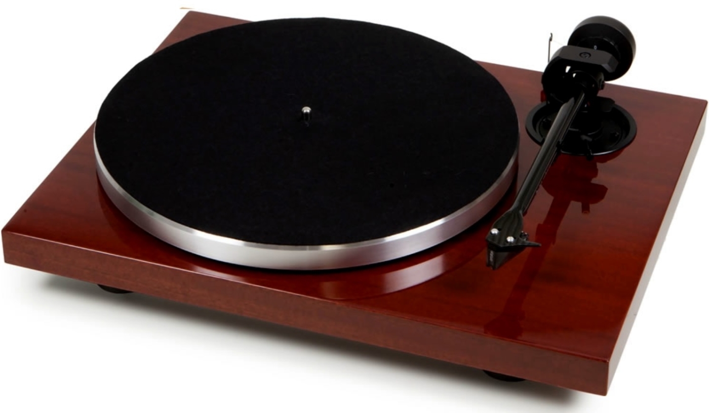 Pro-Ject Xpression Carbon Classic Mahagoni Plattenspieler 8-6 Carbon Tonarm 2M Silver