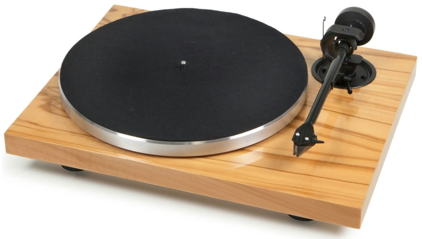 Pro-Ject Xpression Carbon Classic Olive Plattenspieler 8-6 Carbon Tonarm 2M Silver