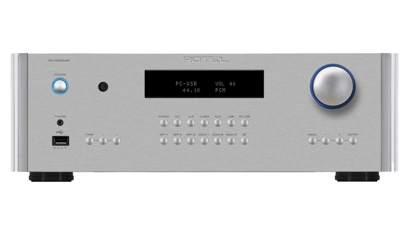 Rotel RC-1590 MKII Silber - Referenz Vorverstrker mit DAC und Roon Tested