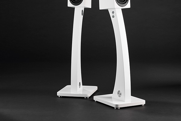 Scansonic Single Stand Wei Hochglanz - Design Standfe- Paar