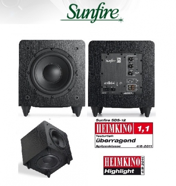 Sunfire SDS-12 - Aktiv Subwoofer mit 600 Watt Spitzenleistung