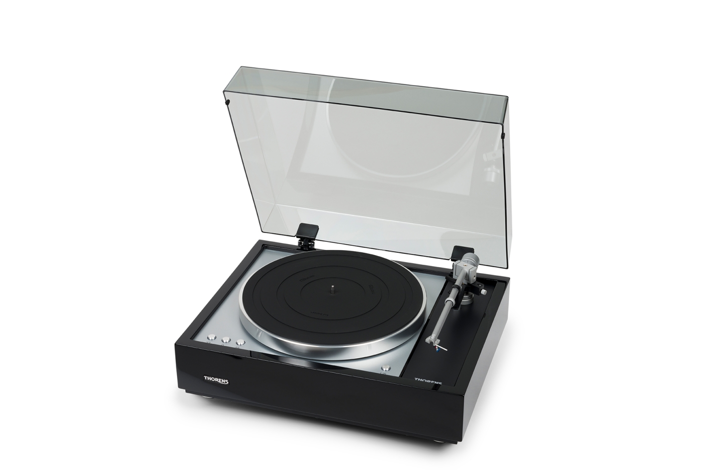 Thorens TD 1601 - schwarz hochglanz- Plattenspieler