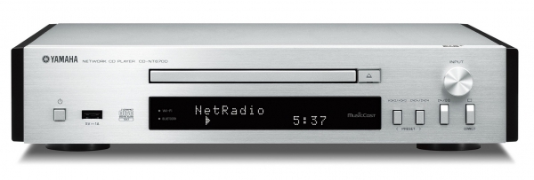 Yamaha CD-NT670D- Silber- Netzwerk CD-Spieler mit vielen Zusatzfunktionen
